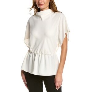 Trina Turk Women’s size XXL Irresistible Ruffle Sleeve Cowl Neck Peasant Top NWT